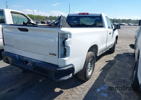 2021 Chevrolet Silverado 1500 2Wd Long Bed Wt z USA, uszkodzony, nr VIN 3GCNWAEH6MG411543